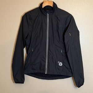 LUCY Black Lightweight Zip Up Active Jacket